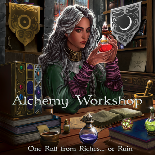 Alchemy Workshop board game box front